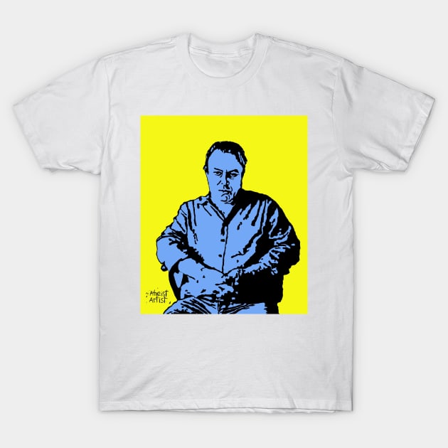 Christopher Hitchens T-Shirt by DJVYEATES